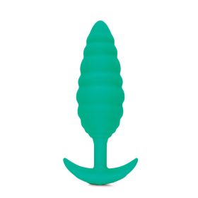 B-Vibe Texture Plug Twist Green (Large)