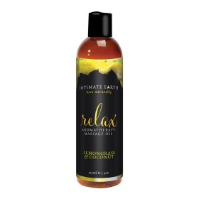 Intimate Earth Aromatherapy Massage Oil (Option: Relax 4oz)
