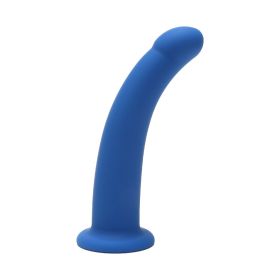 Me You Us 6in Curved Silicone Dildo (Option: Blue)