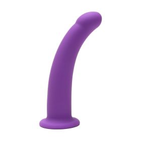 Me You Us 7in Curved Silicone Dildo (Option: Purp)