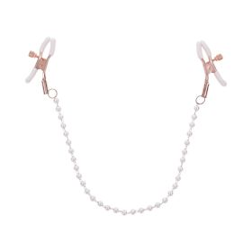 Sportsheets Sex & Mischief Peaches n CreaMe (Option: Pearl Nipple Clamps)