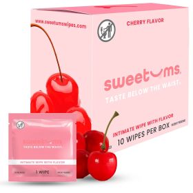 Sweetums Intimate Wipes (Option: Cherry Flavor)