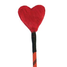 Heart Fluff Tip Crop (Option: Red)