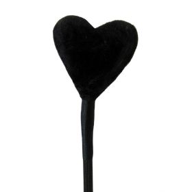 Heart Fluff Tip Crop (Option: Black)