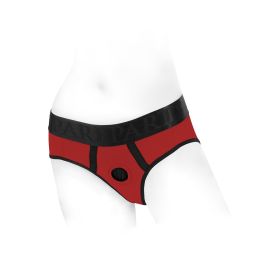 SpareParts Tomboi Harness Red/Black Nylon (Option: 2X)