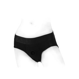 SpareParts Tomboi Rayon Brief Harness Black (Option: Size 2XL)