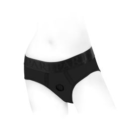 SpareParts Tomboi Harness Black/Black Nylon (Option: 4X)