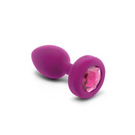 B-Vibe Vibrating Jewel Plug Small/Medium (Option: Fuchsia)