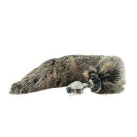 Crystal Delights Minx Tail Plug (Option: Grey Wolf)