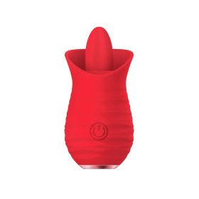 Luv Inc Tongue Flickering Vibrator (Option: Red)