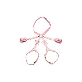 Bondage Harness with Bows M/L (Option: Pink)