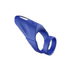 FORTO F-48 Vibrating Perineum Double C-Ring (Option: Blue)