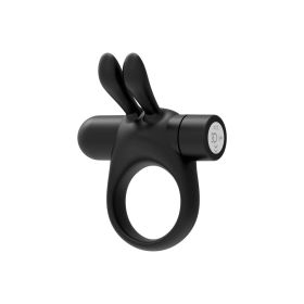 FORTO Vibrating Bunny C-Ring (Option: Black)