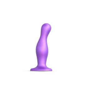 Strap-On-Me Curvy Plug Dil Metallic Purple (Option: Large)