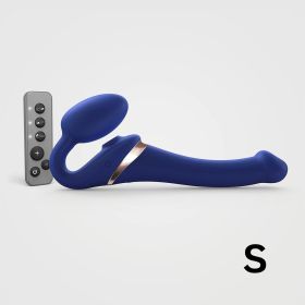 Strap-On-Me Multi-Orgasm Small Bendable Strap-On (Option: Blue)