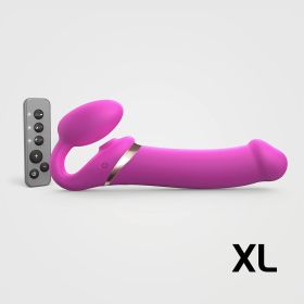 Strap-On-Me Multi-Orgasm XL Bendable Strap-On (Option: Fuchsia)